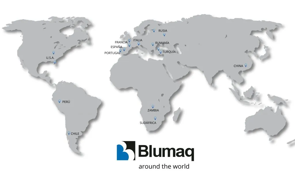 Delegaciones Blumaq alrededor del mundo